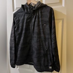 Vuori mens M camo hoodie jacket zippered pockets perfect